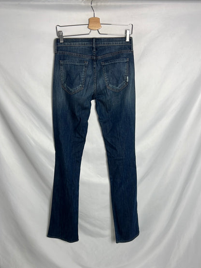 MOTHER. Pantalón denim recto fino. T 26(36)