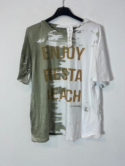 OTRAS. Camiseta estampada letras. T M