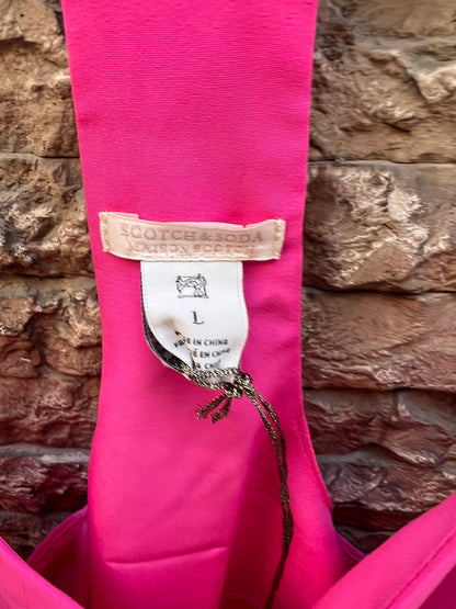 SCOTCH&SODA. Top rosa doble textura. T L
