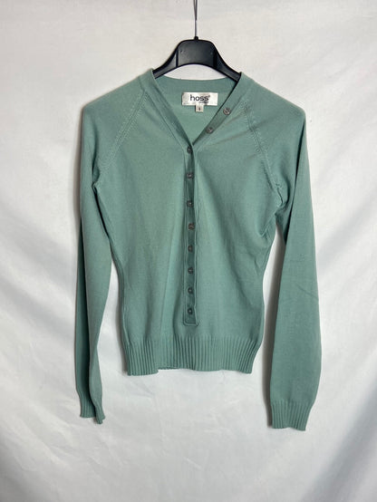 HOSS. Top verde agua T.s