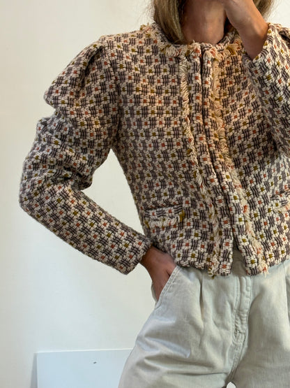 ISABEL MARANT. Chaqueta tweed multicolor