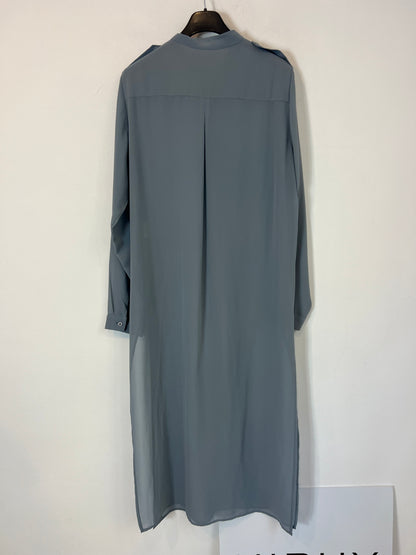 BIMANI. Blusa larga aberturas semitransparente. T L