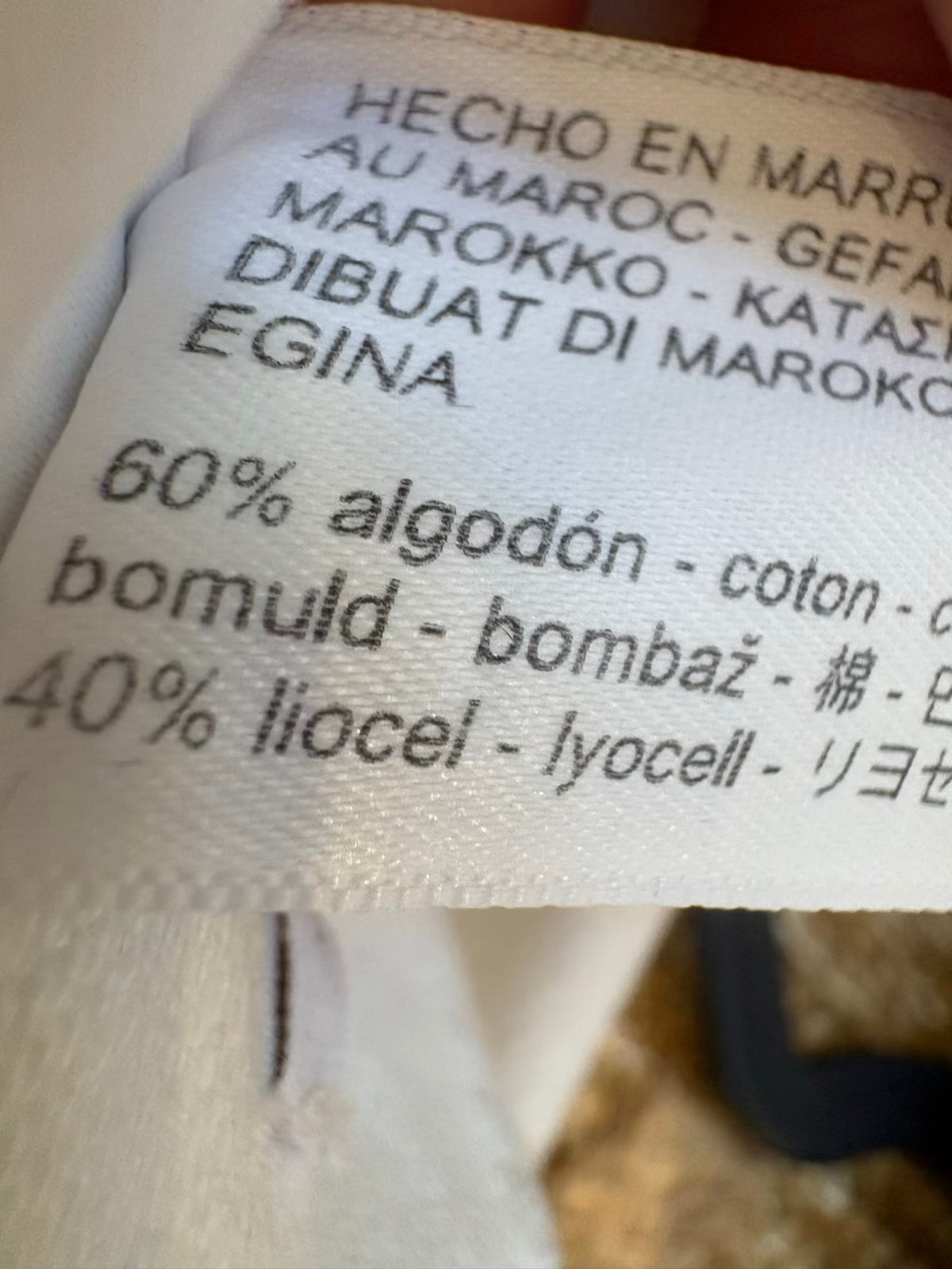 MASSIMO DUTTI. Denim recto blanco abotonado