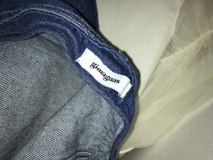 GIMAGUAS. Denim pata ancha hebilla