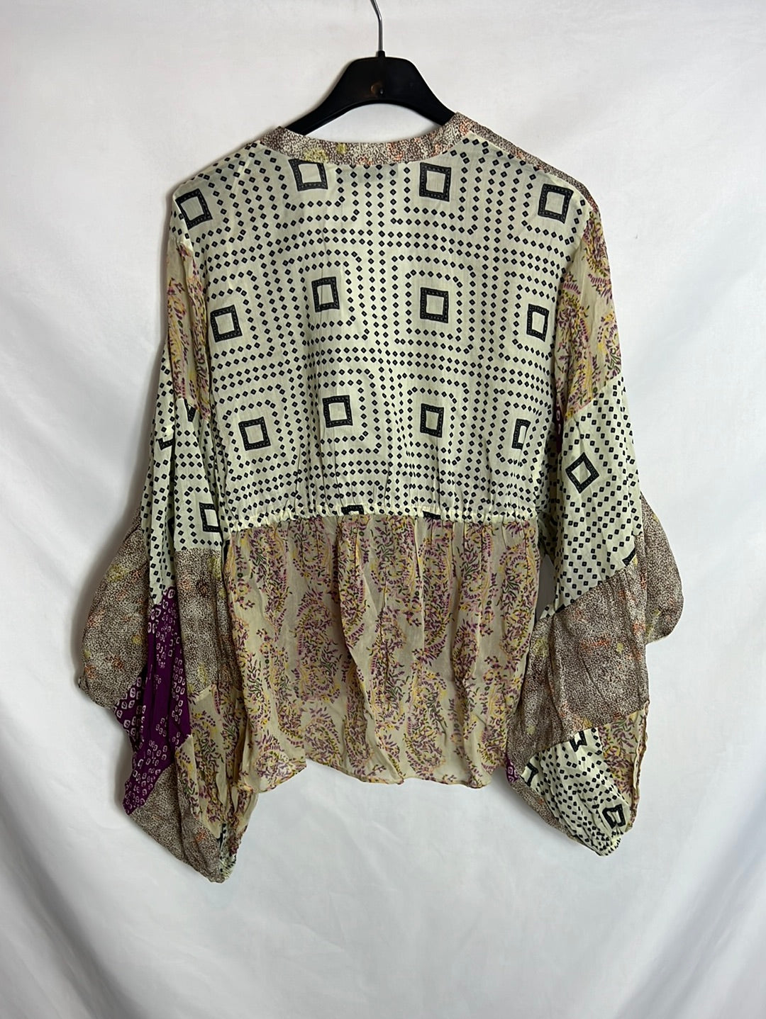 ZARA. Sobrecamisa texturas estampada. T XS-S