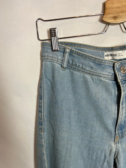 Light denim wide leg. S XS