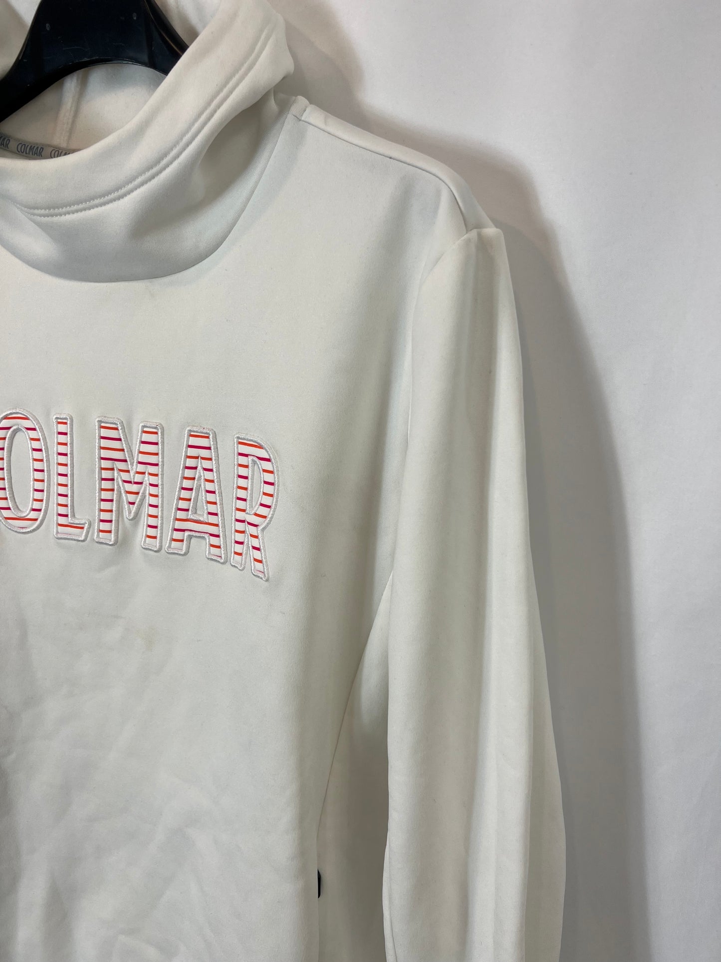 COLMAR. Sudadera blanca logoT.xs