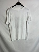 H&M. Camiseta blanca dibujo. T S