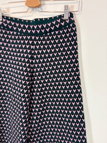 SFERA. Total look with geometric print knitwear. TS
