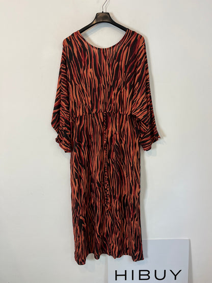 THAIS AMICH. Vestido largo estampado T.xs\s