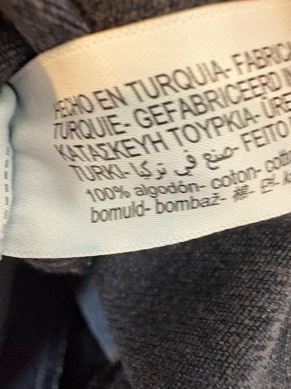 MASSIMO DUTTI. Falda larga denim