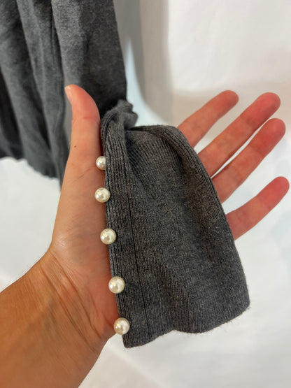 ZARA. Jersey fino detalle puños. T M