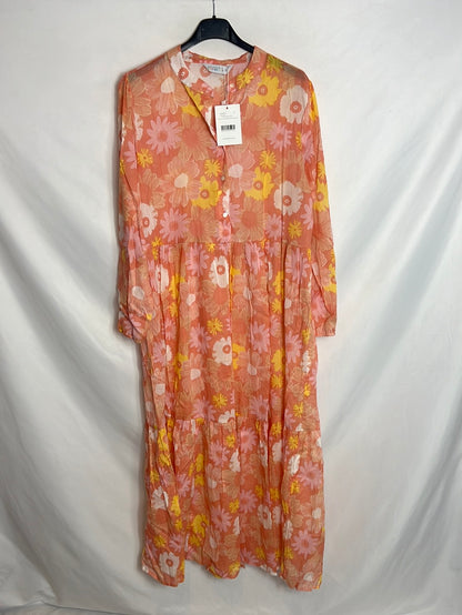 COMPAÑÍA FANTÁSTICA . Vestido midi flores.T S