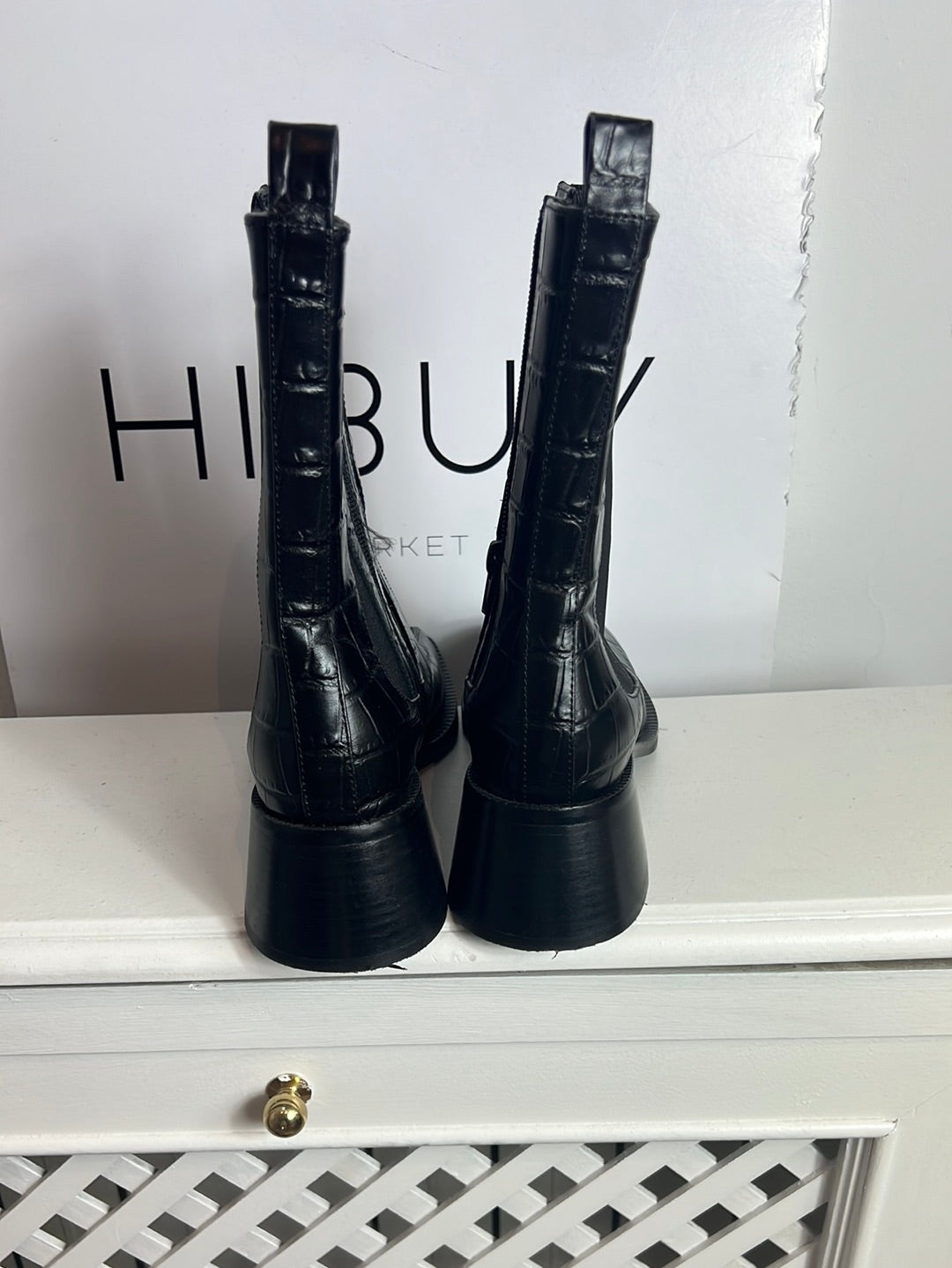 JEFFREYCAMPBELL. Botines negro piel  T 37