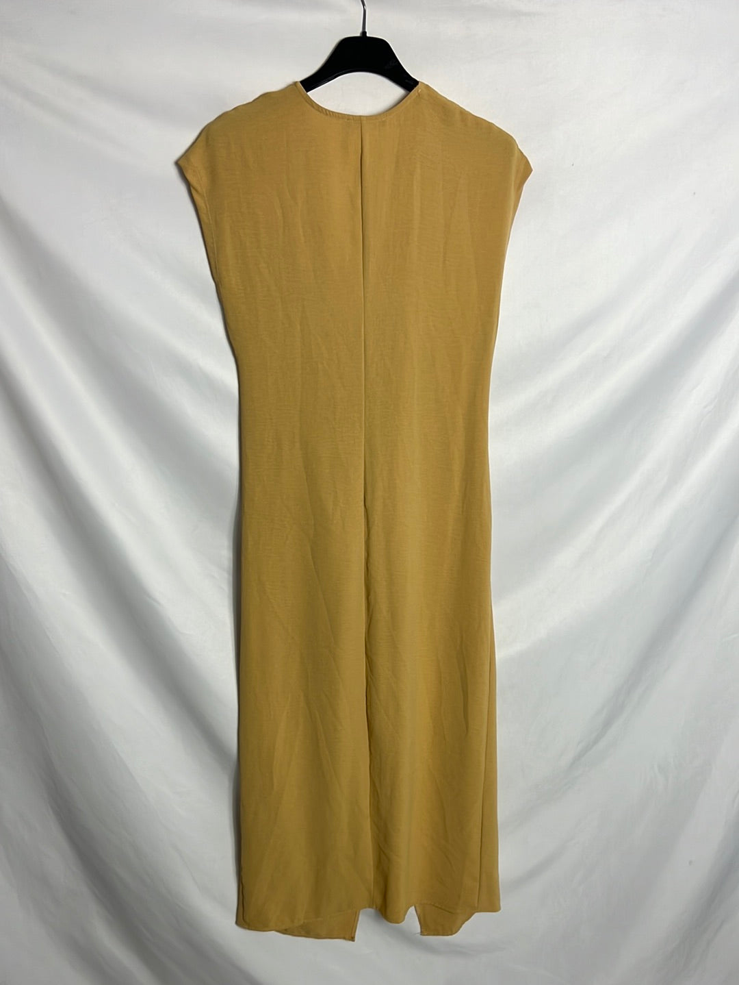 ZARA. Vestido midi apertura lazada. T S