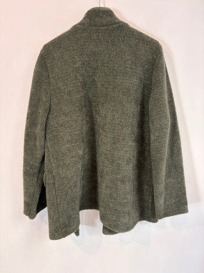 OTRAS. Blazer verde textura