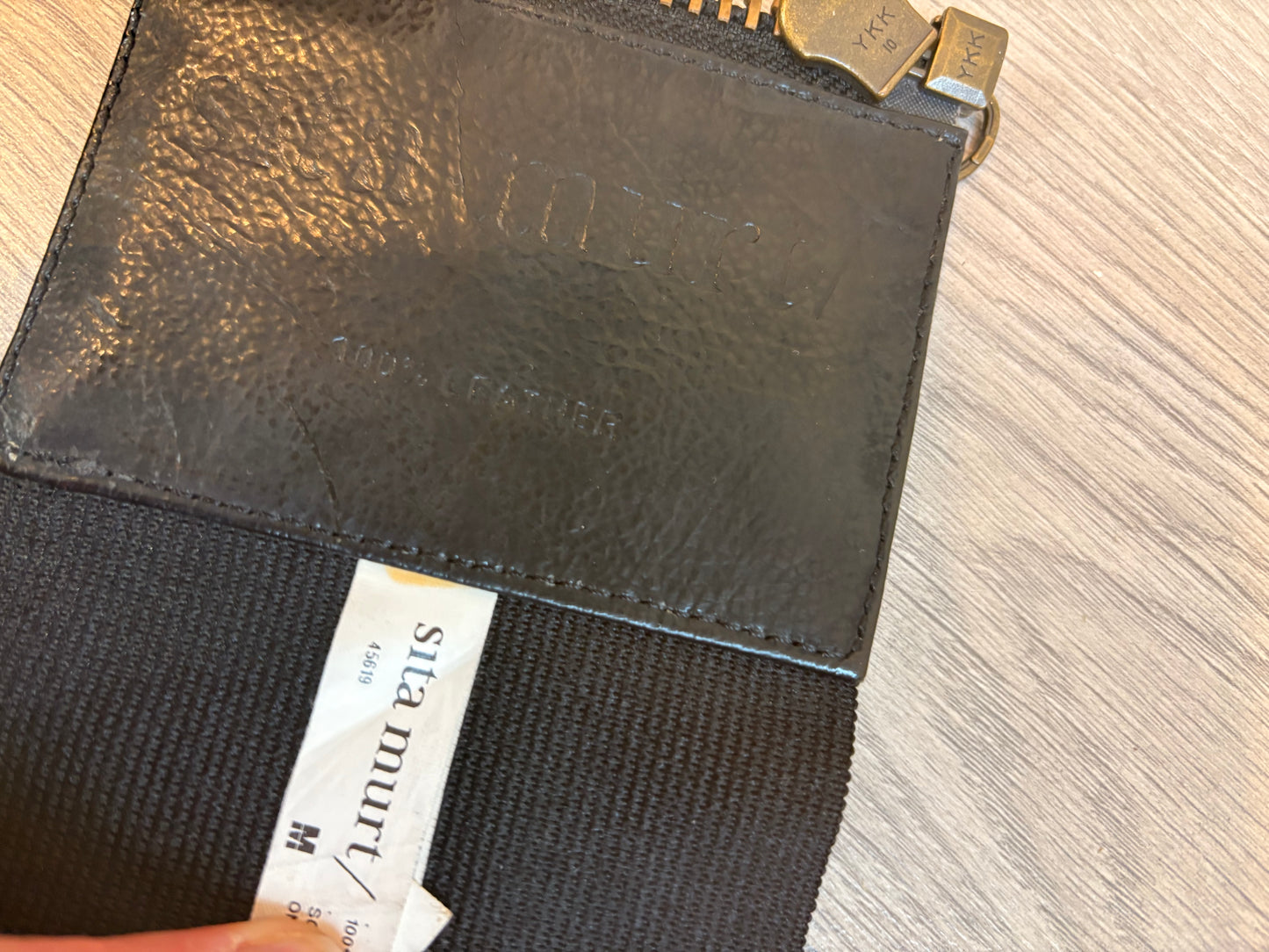 SITA MURT. Cinturón fajín negro