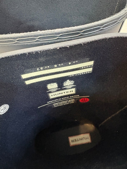 HUNTER. Botas azules media caña