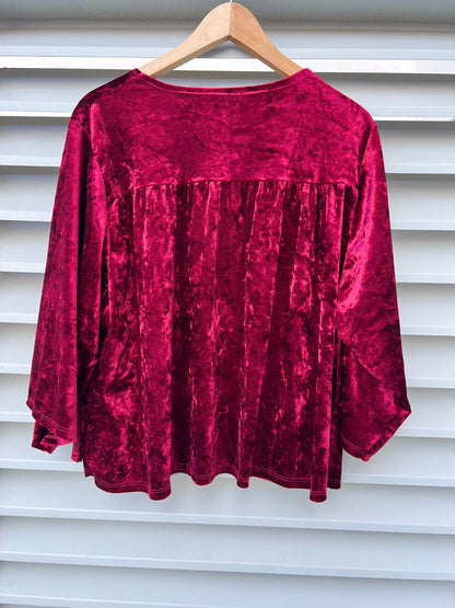 MAROLA. Mustard textured wool skirt. S/M