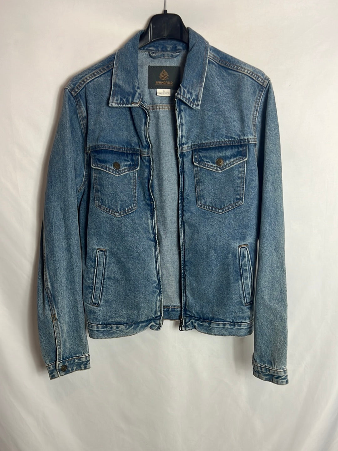 SPRINGFIELD. Zip-up denim jacket. TS