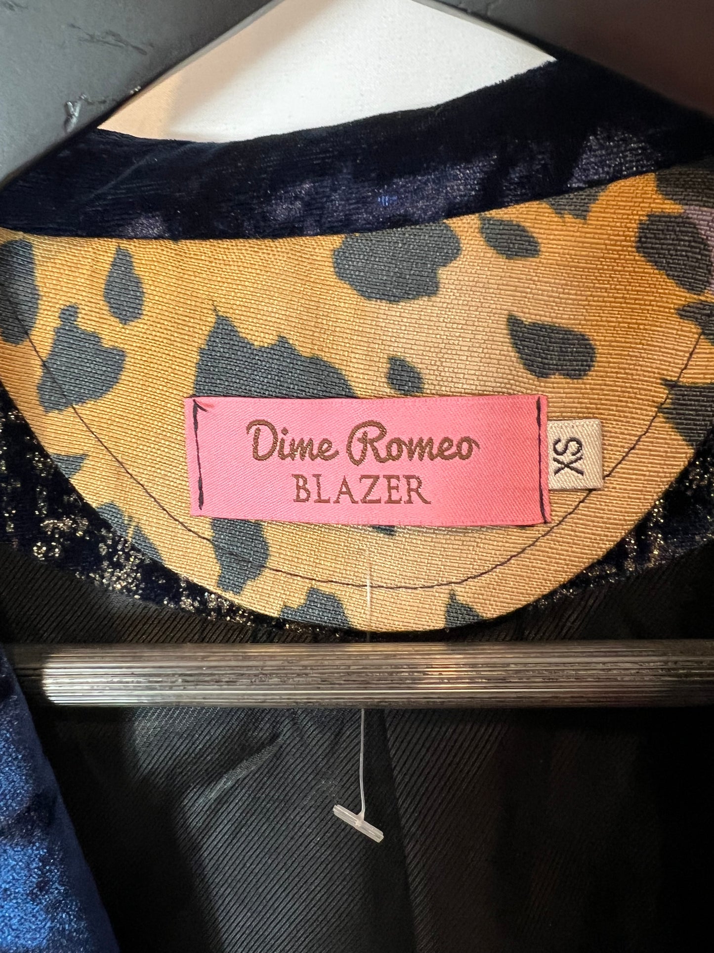 DIME ROMEO. Blazer terciopelo T.xs (s)