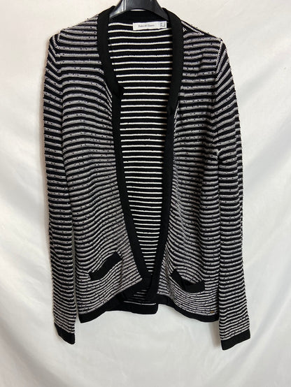 PEDRO DEL HIERRO. Striped mini-sequin jacket TL