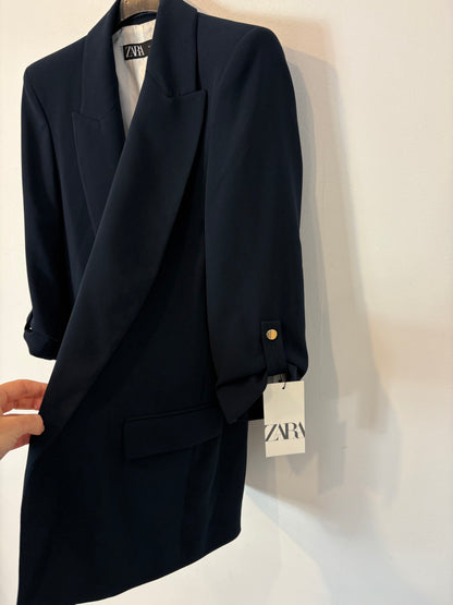 ZARA. Mustard textured back top. TS