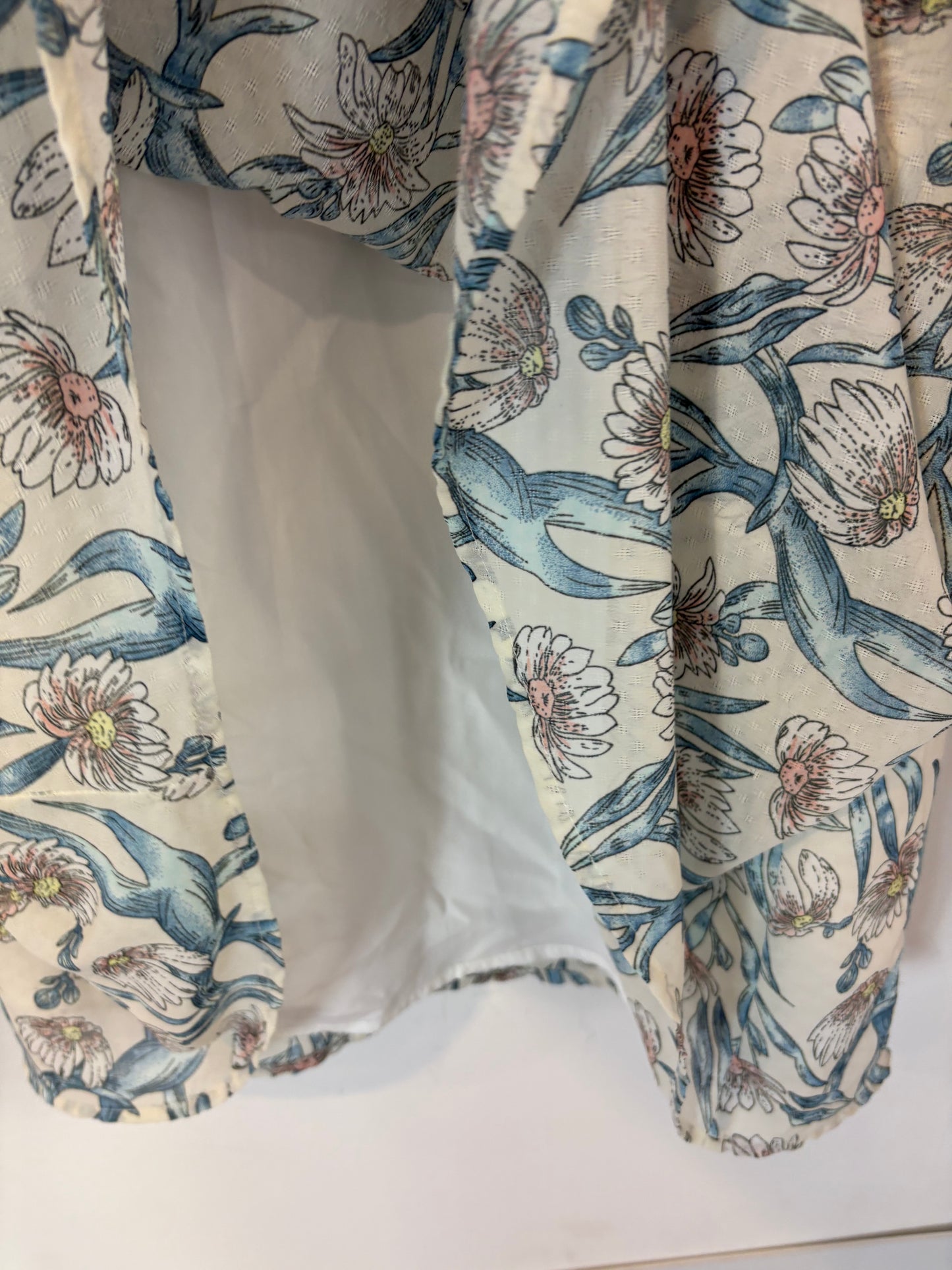 NÜMPH. Falda larga estampada
