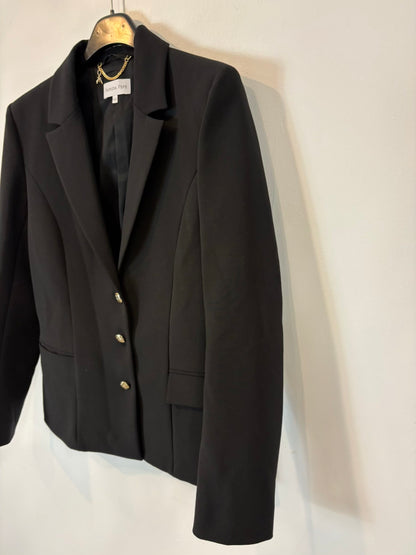 PATRIZIA PEPE. Traje de chaqueta negro botones dorados