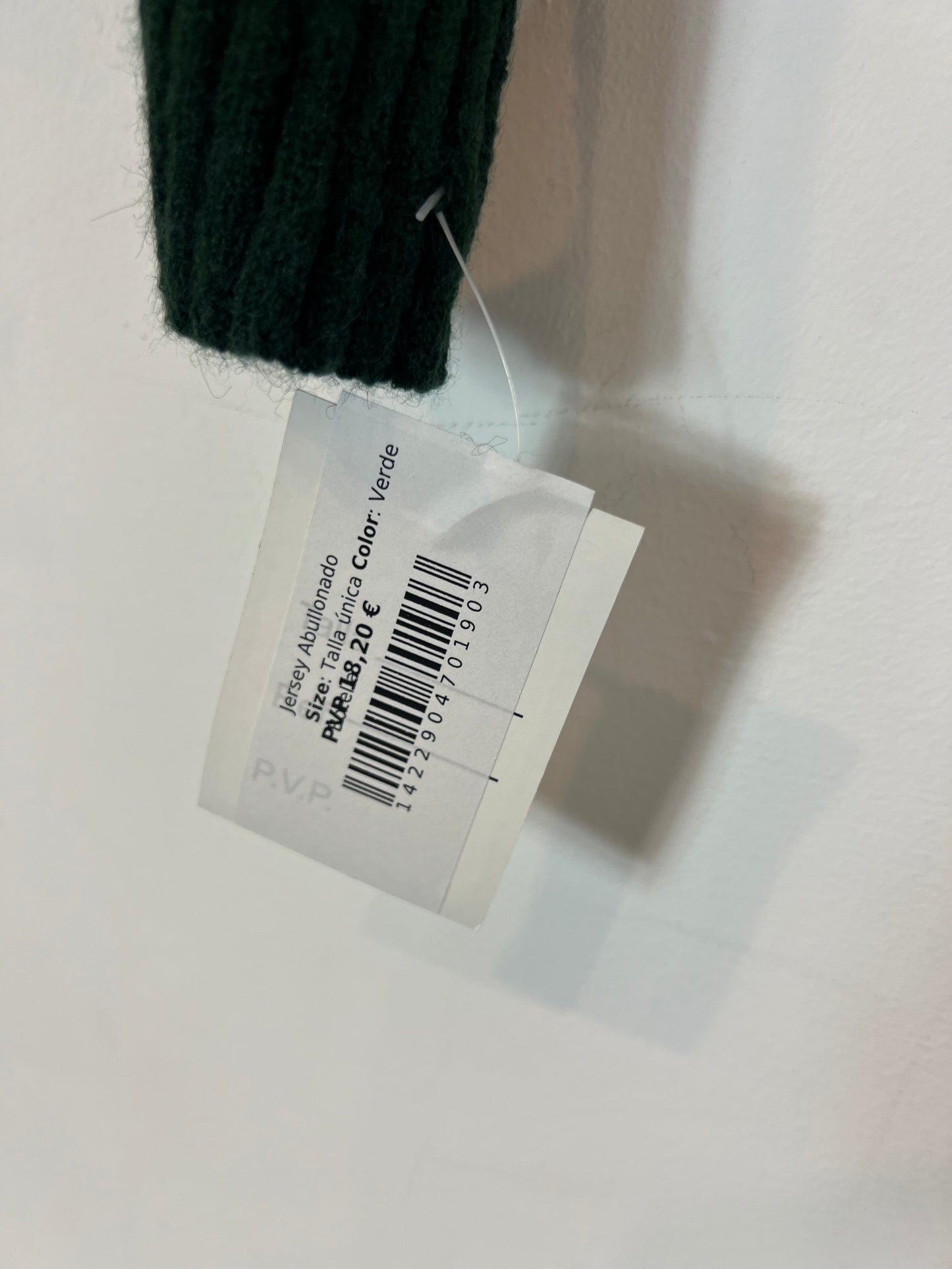 TOWERS BY ANDREA. Green cable knit top/sweater Tu(S)