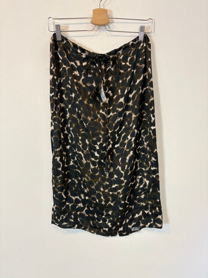 MASSIMO DUTTI. Printed top and skirt set. Size XS/S