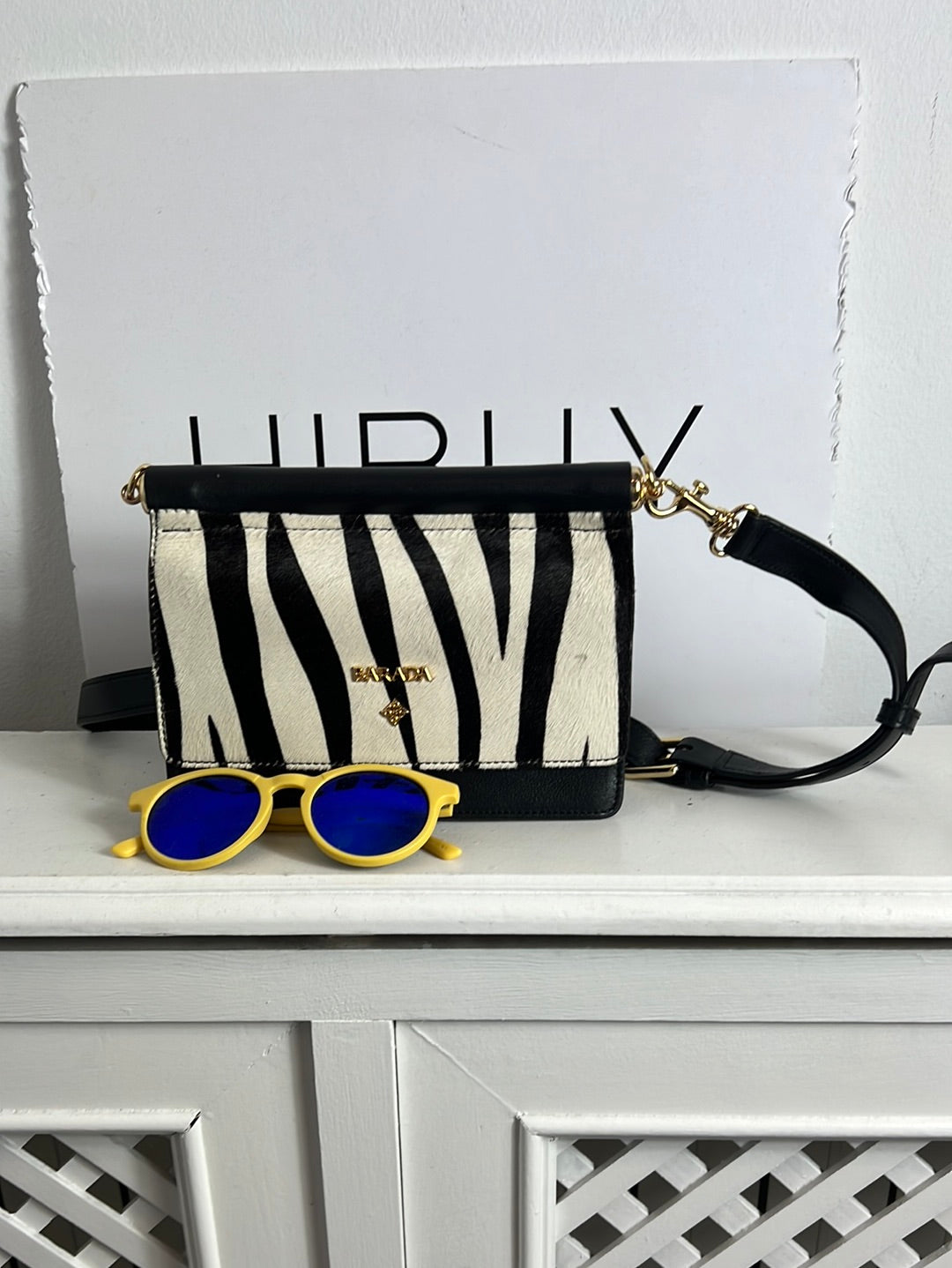 BARADA. Bolso mini piel textura