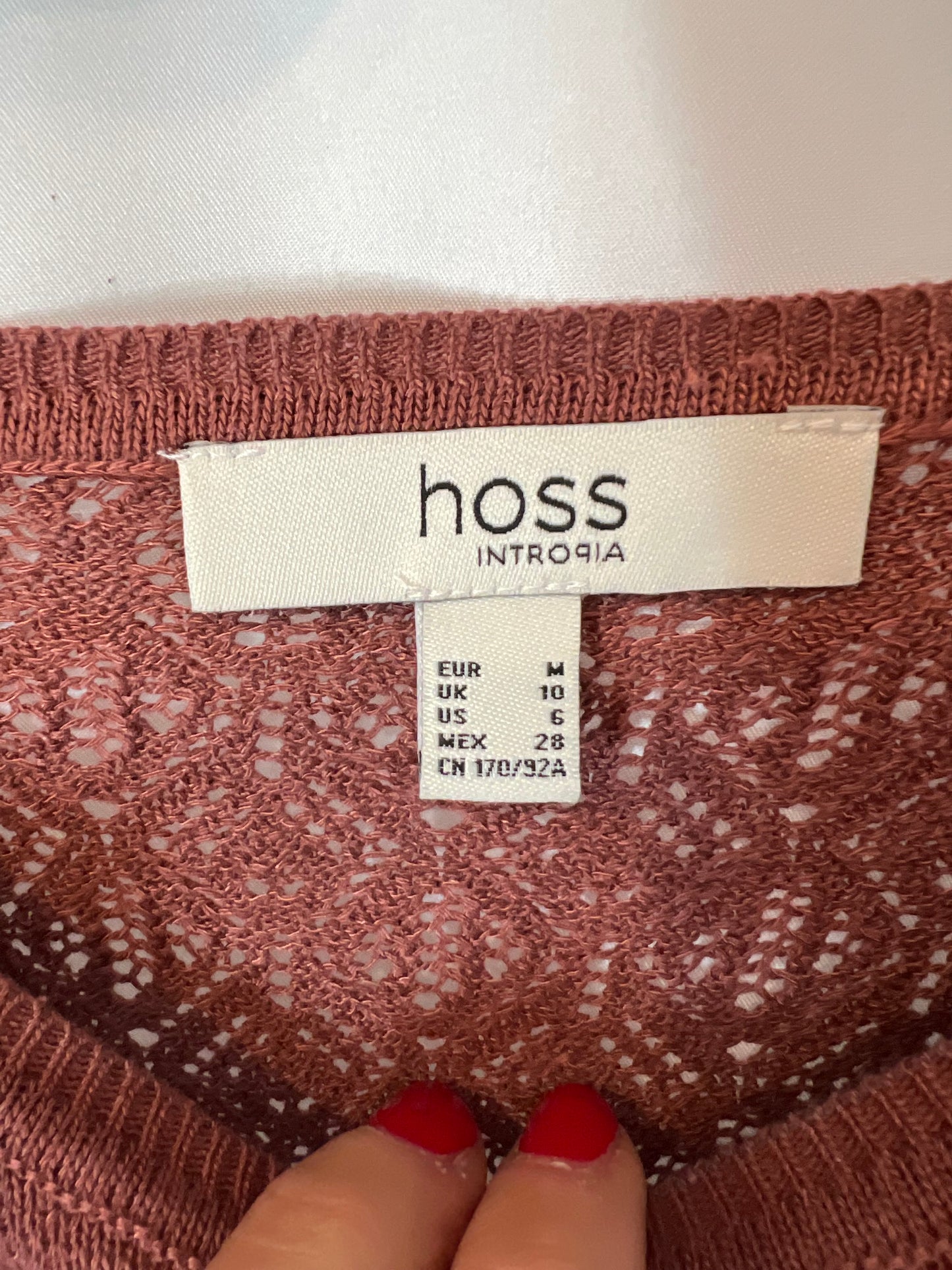 INTROPIA. Jersey fino detalle espalda. T M