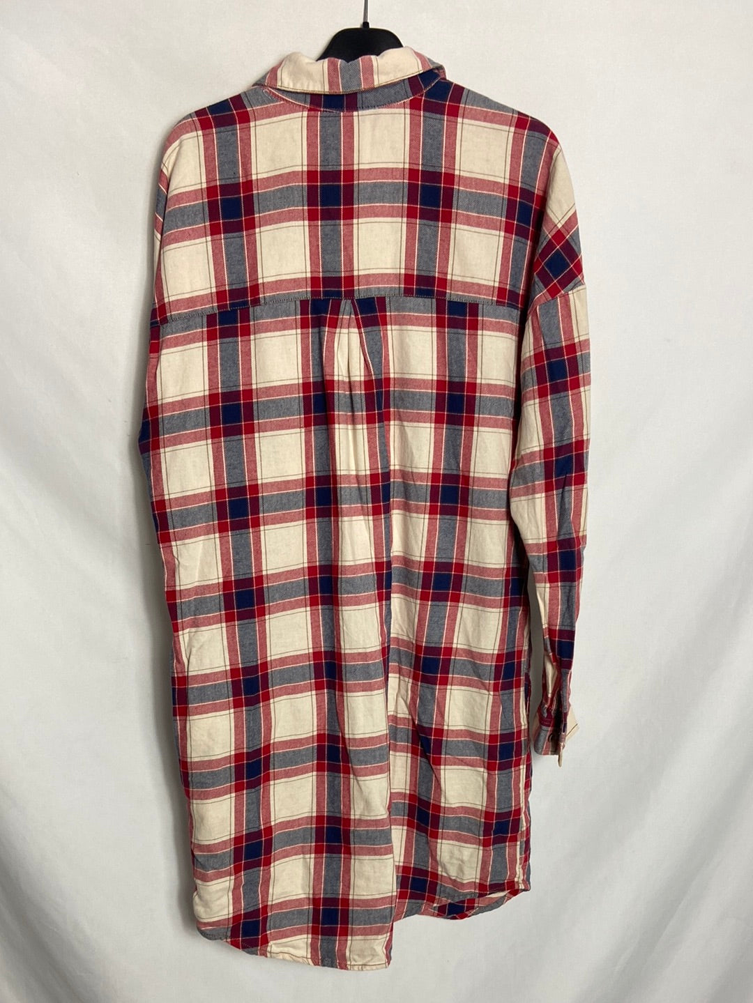 LEFTIES. Checkered shirt dress. TM