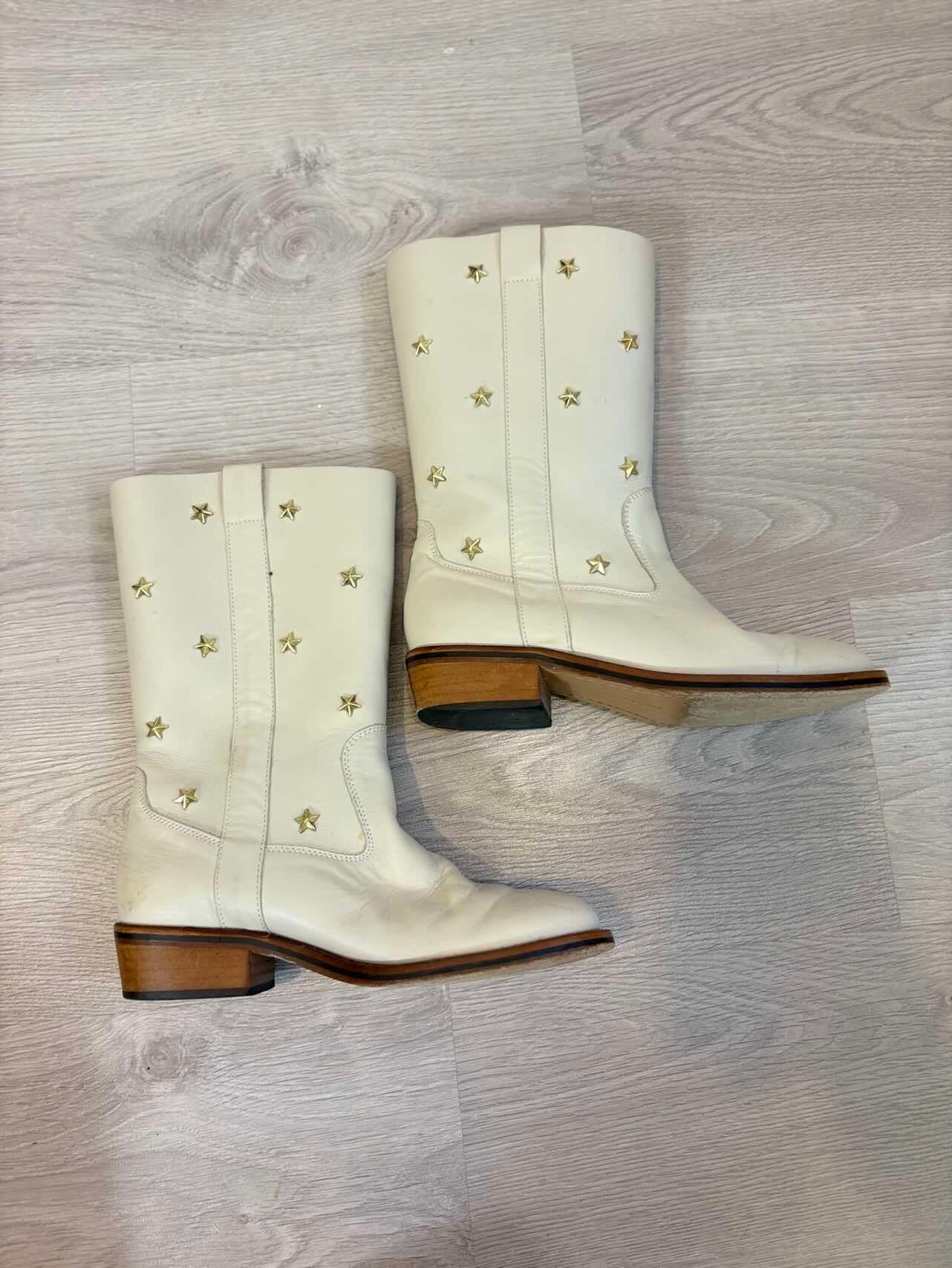 MERCULES. Botas piel estrellas. T 39