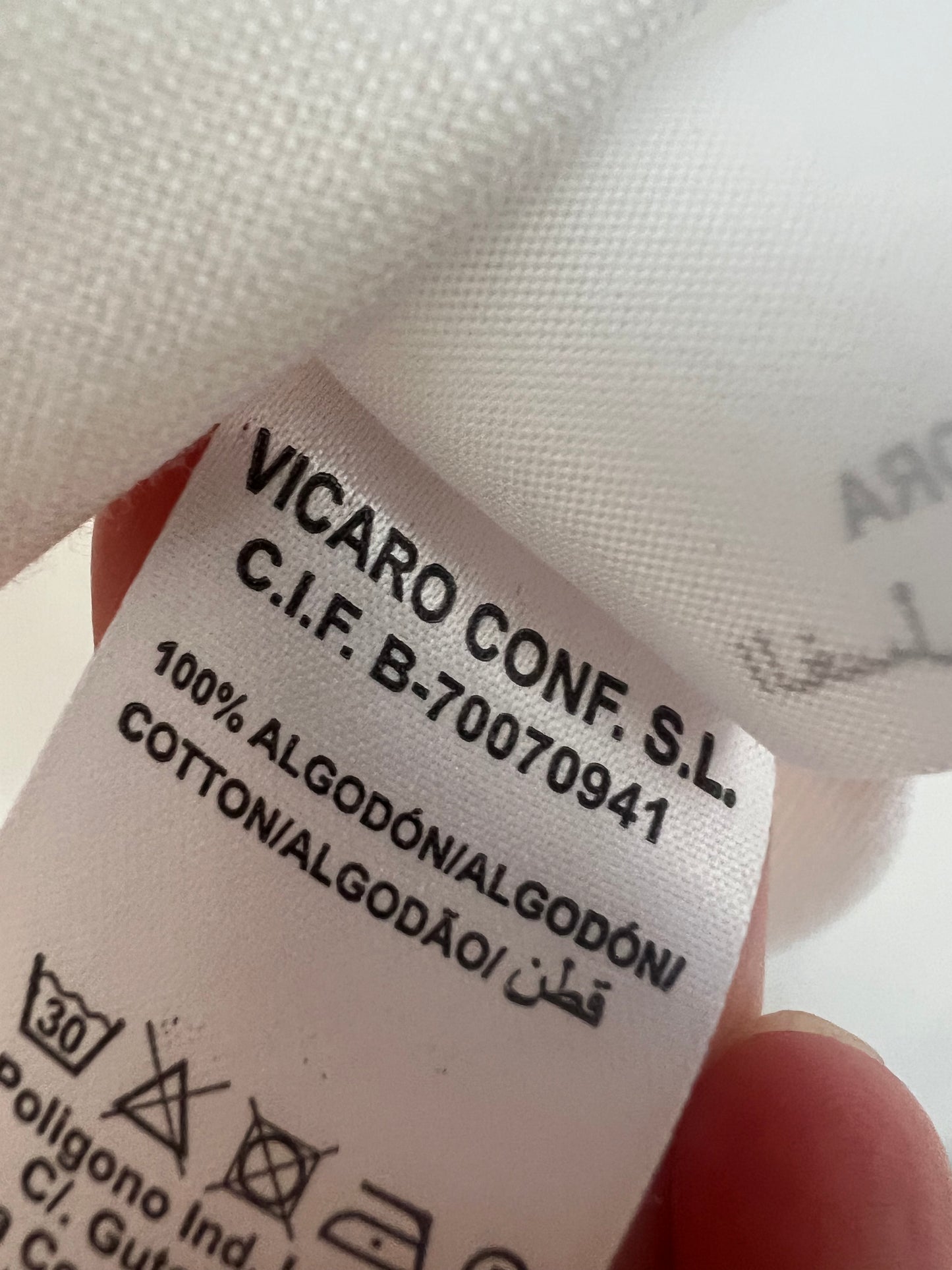 NANOS. Camisa blanca algodón. T 5 años