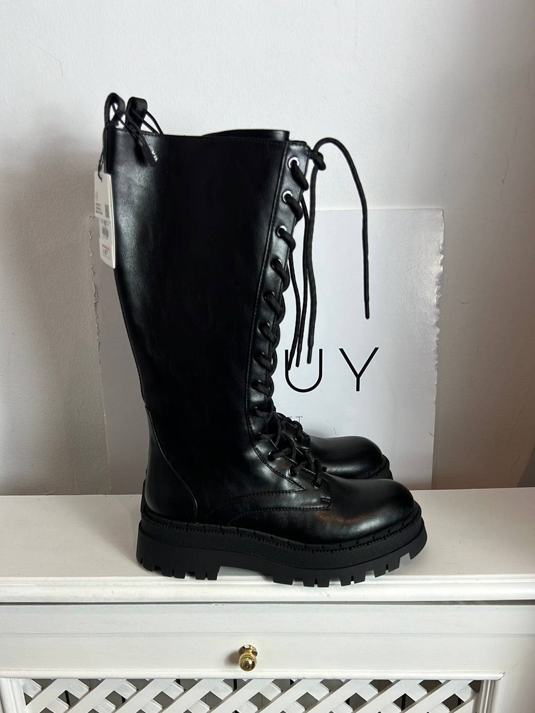 Botas Planas Botas Militares Altas Mujer Zara Botas Planas Botas