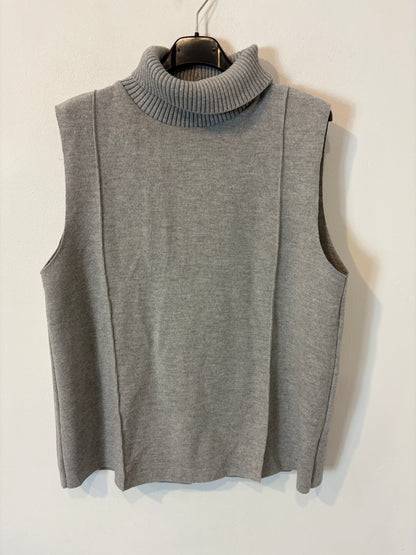 ZARA. Top gris textura