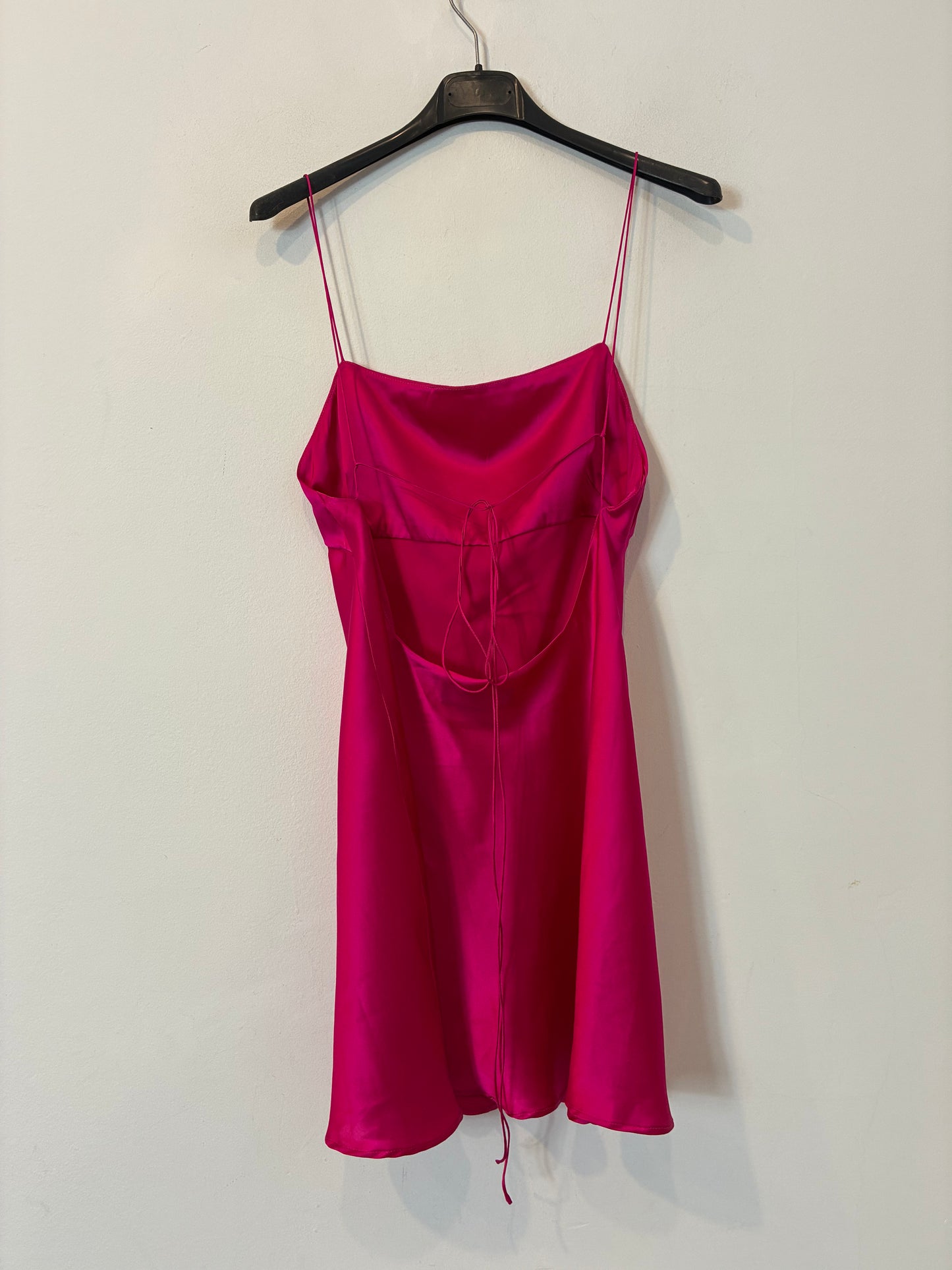 OCEAN X SILK. Vestido seda fucsia