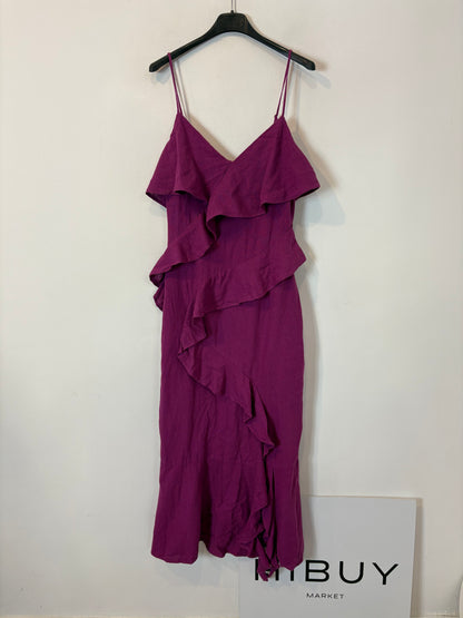 ZARA. Vestido buganvilla lino