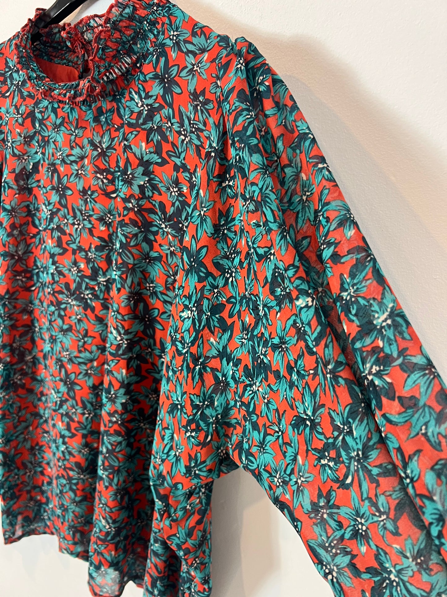 POLIN ET MOI. Ts flower tile blouse 