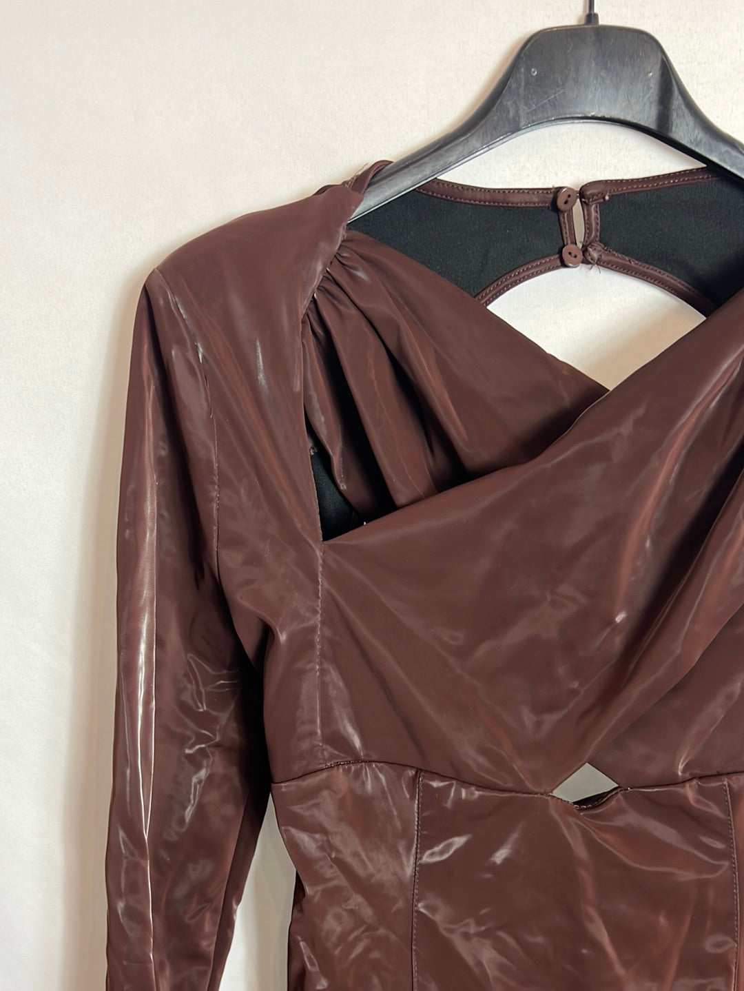BERSHKA. Brown stretch textured dress. XS Hibuy market BERSHKA. Brown stretch textured dress. XS Hibuy market