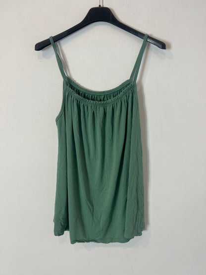 OTRAS. Top verde agua fluido. T S/M