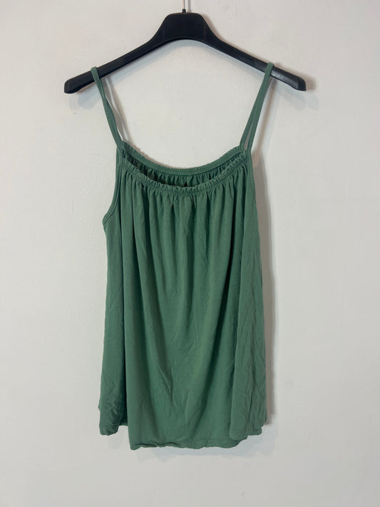 OTRAS. Top verde agua fluido. T S/M