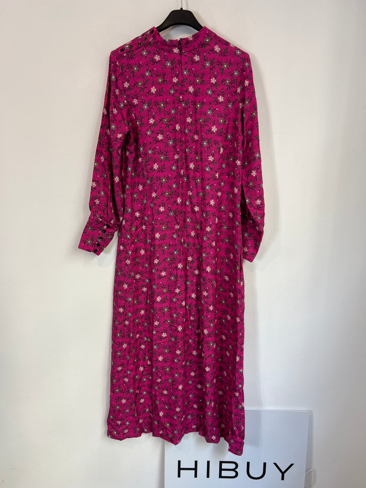 MAGNOLYA. Vestido rosa flores T.1(s)