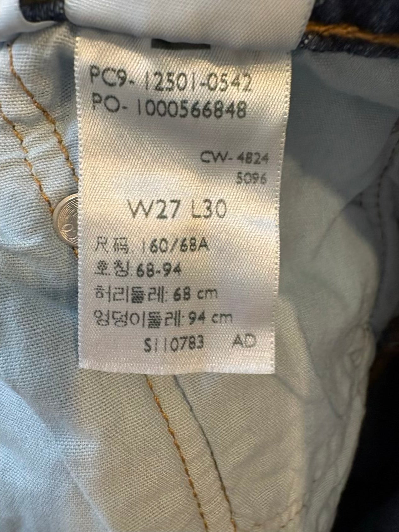 LEVI,S. Denim recto abotonado