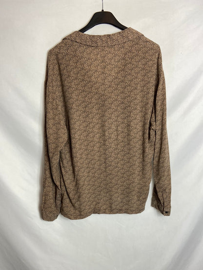 PULL&BEAR. Blusa animal print T.s