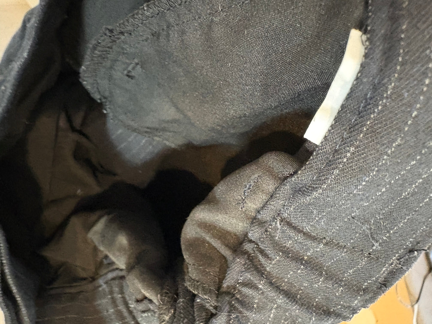 ZARA. Pantalón pinzas rayas