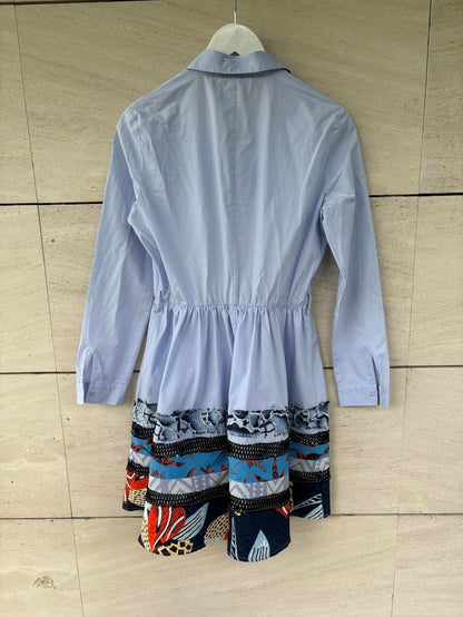 MAJE. Vestido corto detalles bordados