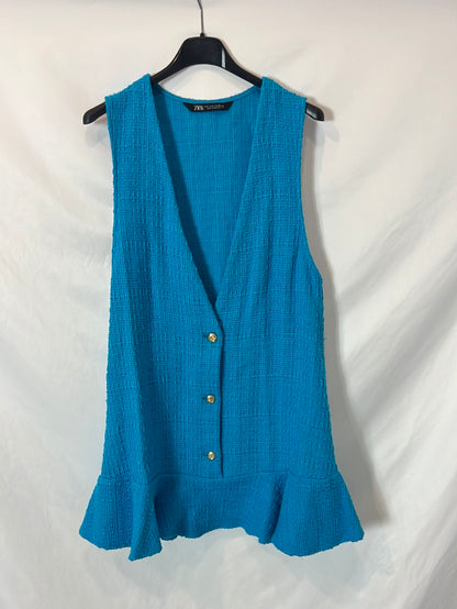 ZARA. Vestido corto tweed. T S